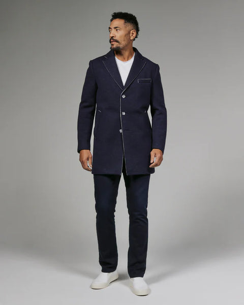 Navy Midtown Overcoat