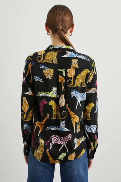 Illustrated Animals Kate Button Top