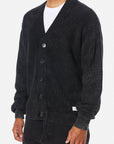 Black Wash Gallant Cardigan Sweater