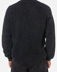 Black Wash Gallant Cardigan Sweater