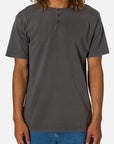 Black Wash Mesa Henley Tee