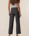 Charcoal Topaz High Rise Wide Leg