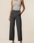 Charcoal Topaz High Rise Wide Leg
