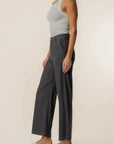 Charcoal Topaz High Rise Wide Leg