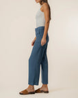 Coastal Blue Topaz High Rise Wide Leg