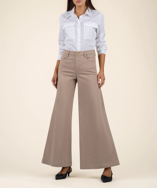 Latte Blake - High Rise Super Wide Leg