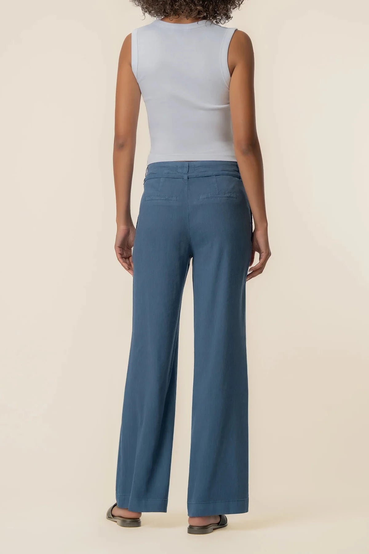 Coastal Blue Meg Linen Pants