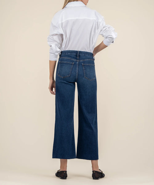 Demure Meg High Rise Wide Leg Denim