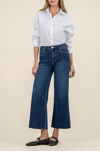 Demure Meg High Rise Wide Leg Denim