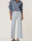 Optic White Meg High Rise Wide Leg