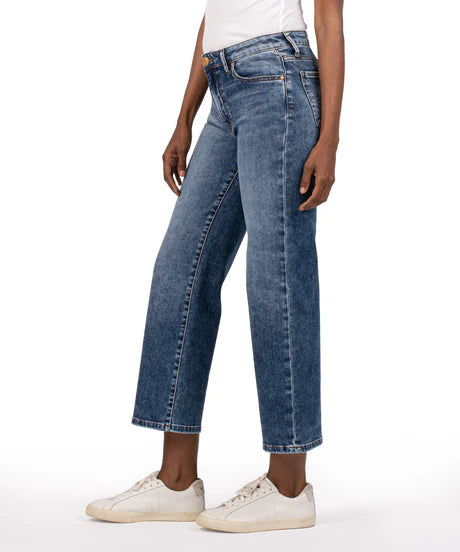 Charlotte High Rise Culottes Wide Leg Jeans