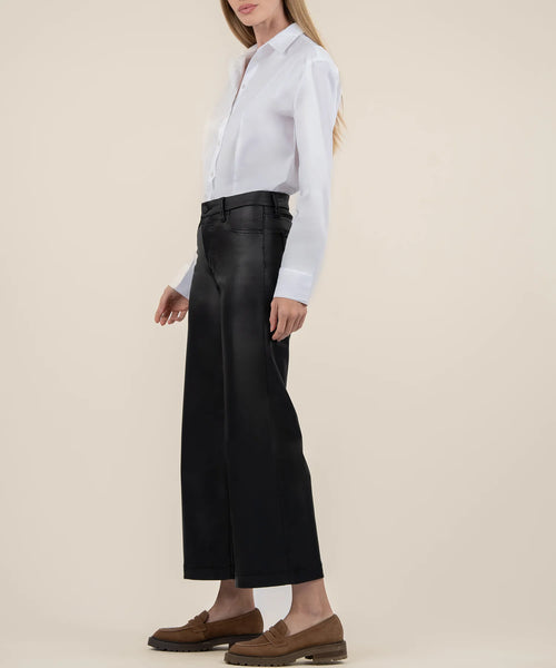 Black Meg High Rise Wide Leg Denim