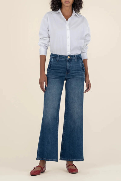 Superb Meg High Rise Wide Leg Jean