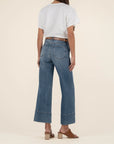 Faith Meg High Rise Front Pin Tuck Denim
