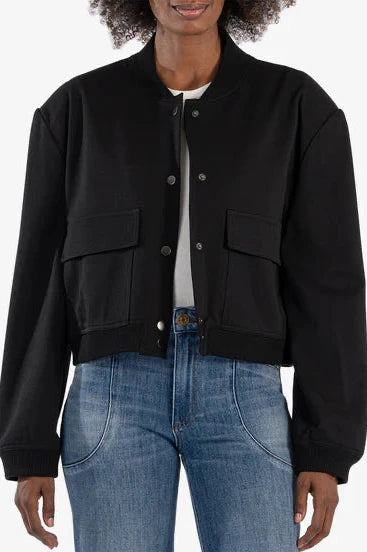 Black Camila Bomber Jacket