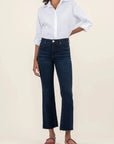 Investing Kelsey High Rise Fab Ab Ankle Flare Jean