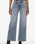 ENFCM High Rise Wide Leg Clean Jean