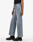 ENFCM High Rise Wide Leg Clean Jean