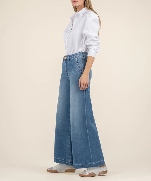 Unlimited Goldie Super High Ride Wide Leg Denim