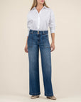 Fairness Jodi Wide Leg Porkchop Front Jeans