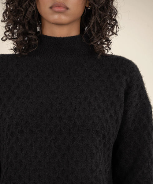 Black Adah Longsleeve Sweater