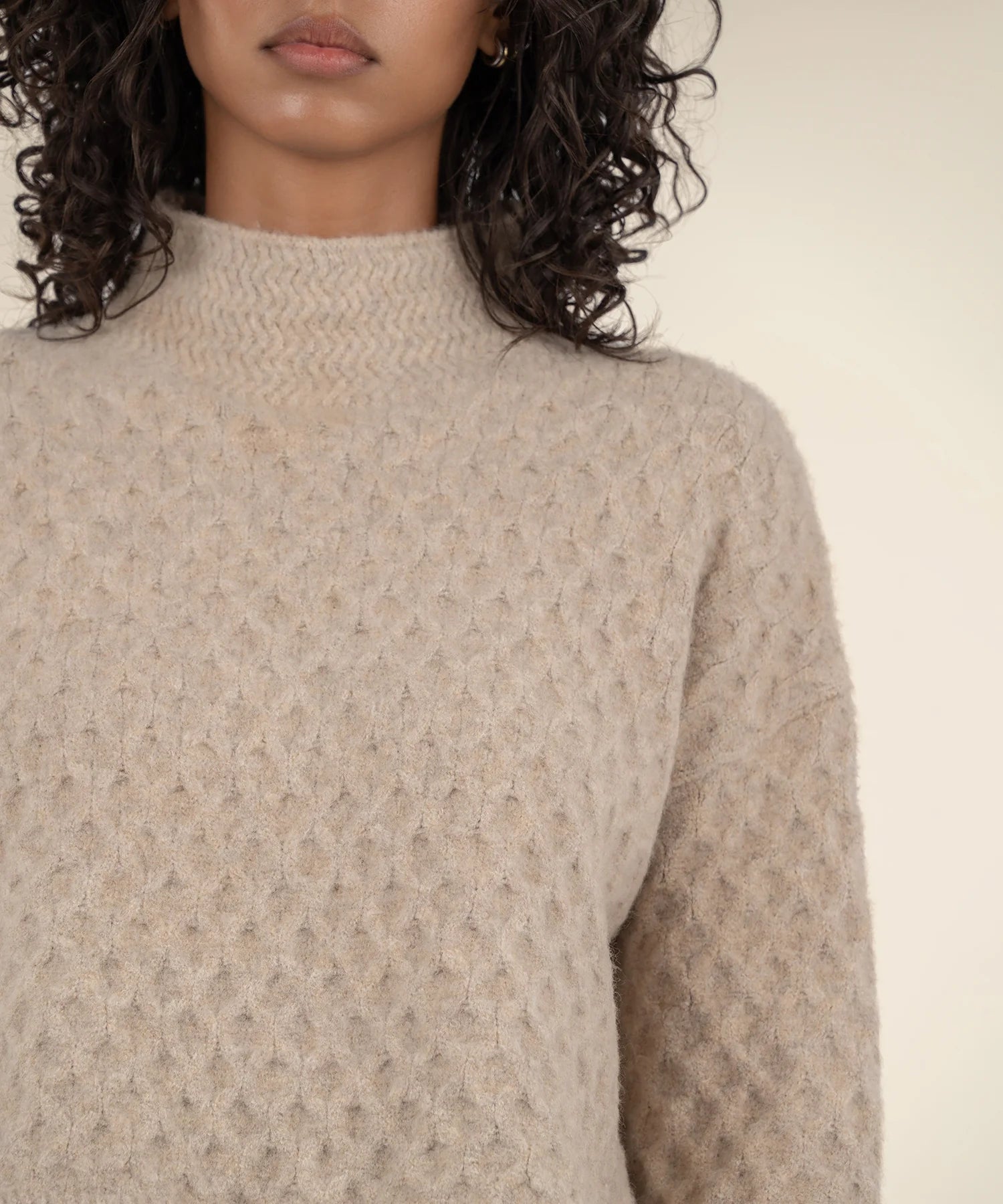 Oatmeal Adah Longsleeve Sweater