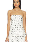 Ivory & Black Ravyn Tube Top