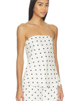 Ivory & Black Ravyn Tube Top