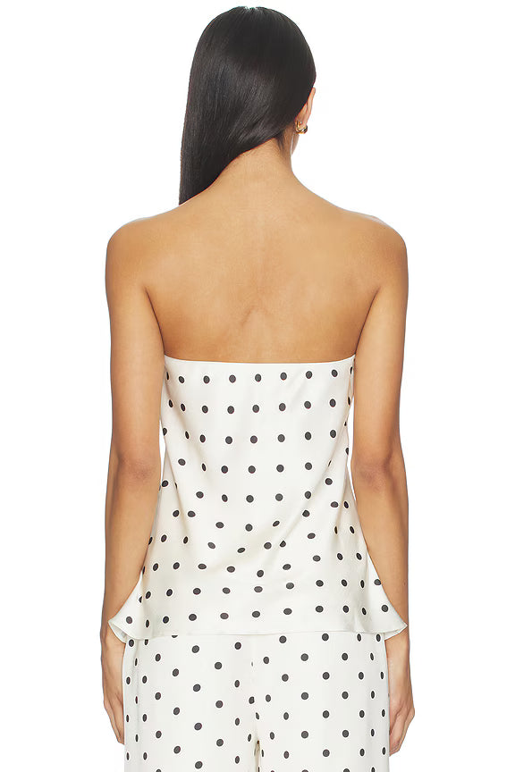 Ivory &amp; Black Ravyn Tube Top