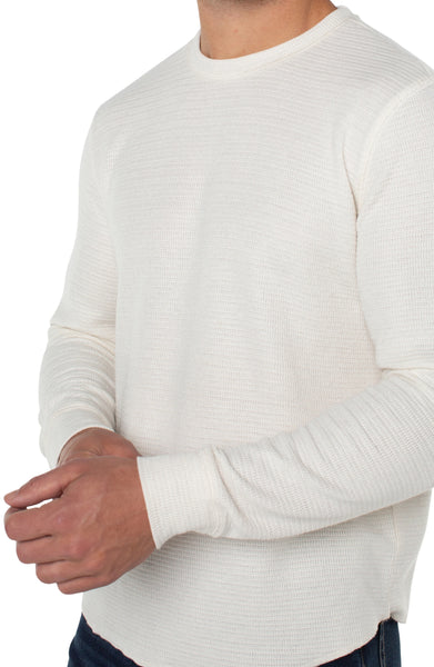 Cream Crew Neck Sweater