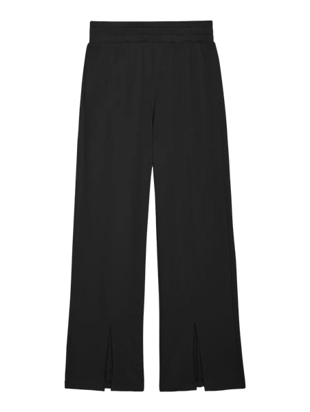 Jet Black Loncoln Front Slit Knit Pant