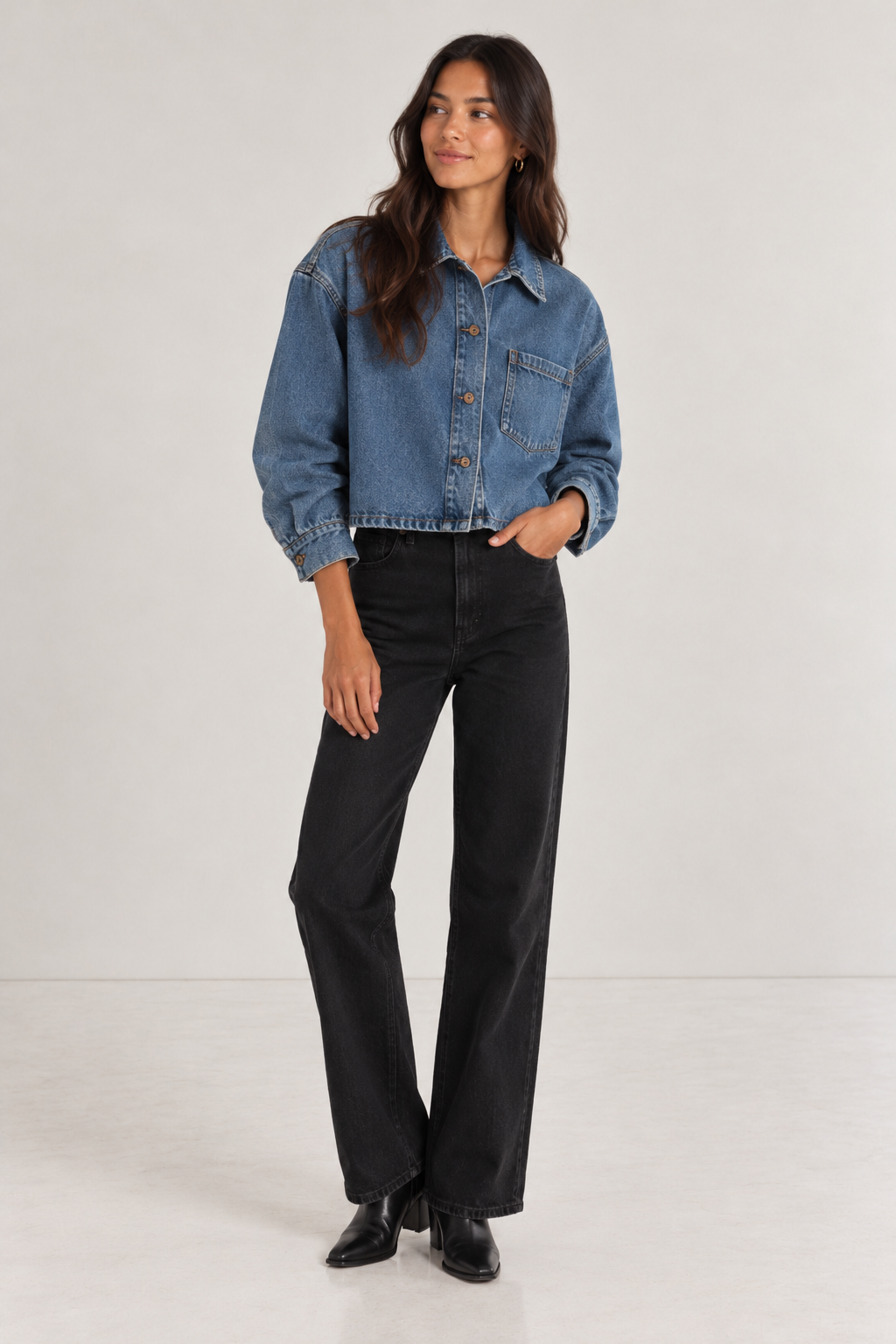 Indigo Denim Button Up