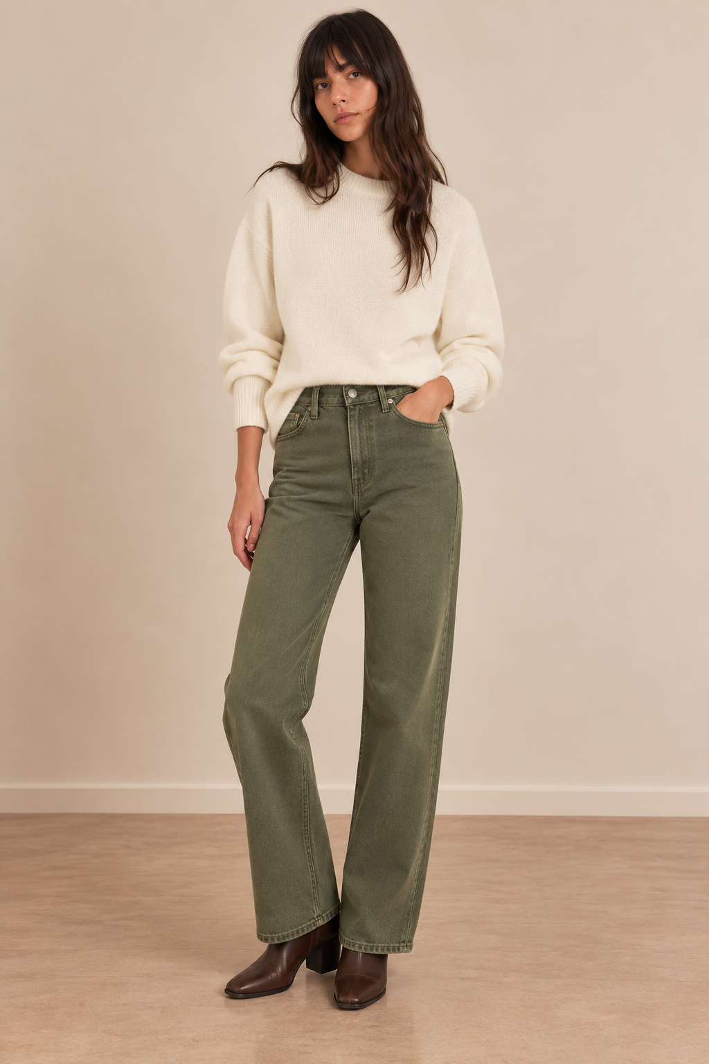 Juniper Green Meg Wide Leg