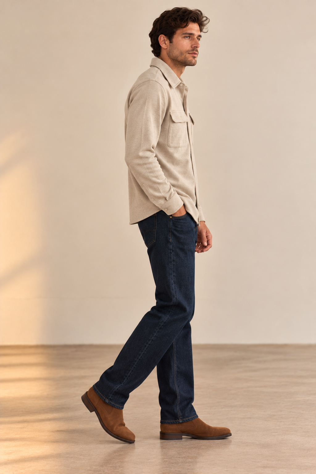 Birch Textured Knit Shirt