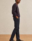 Plum Brentwood Knit Crew Neck Sweater