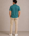 Pine Block Dot Halyard SS Polo