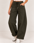 Fern Villa Drawstring Barrel Pant
