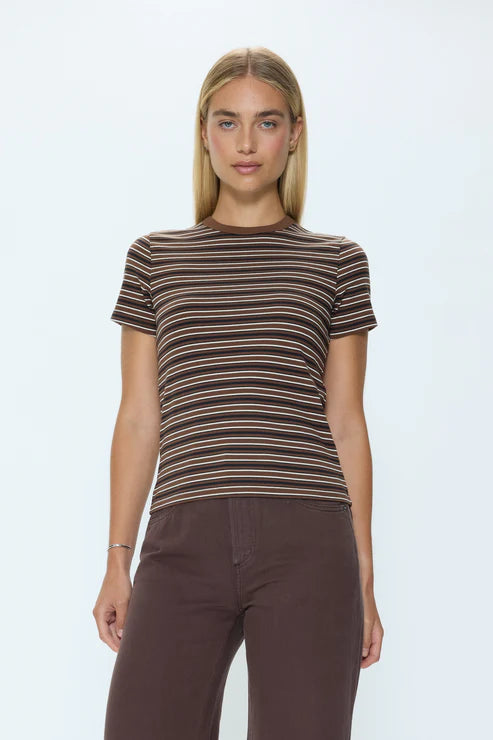 Bruna Black Stripe Alba Tee