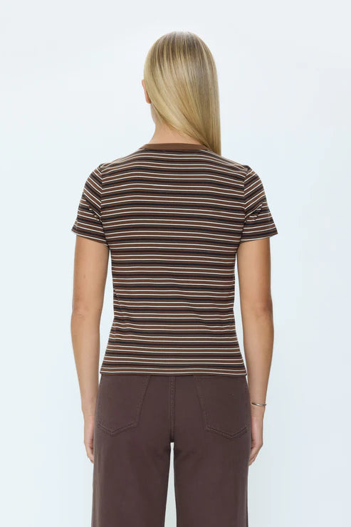 Bruna Black Stripe Alba Tee