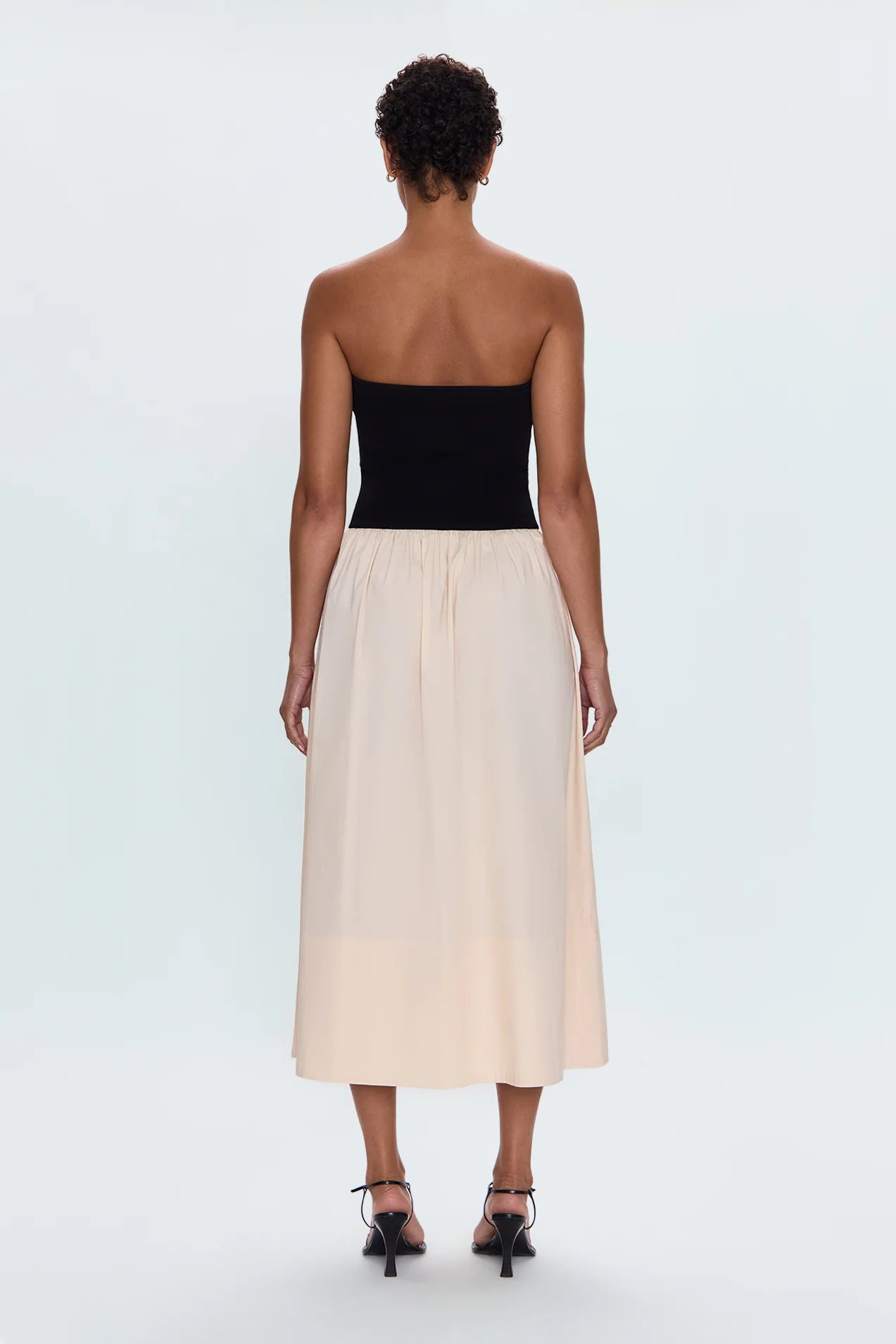 Salt &amp; Pepper Mavo Tube Top Dress