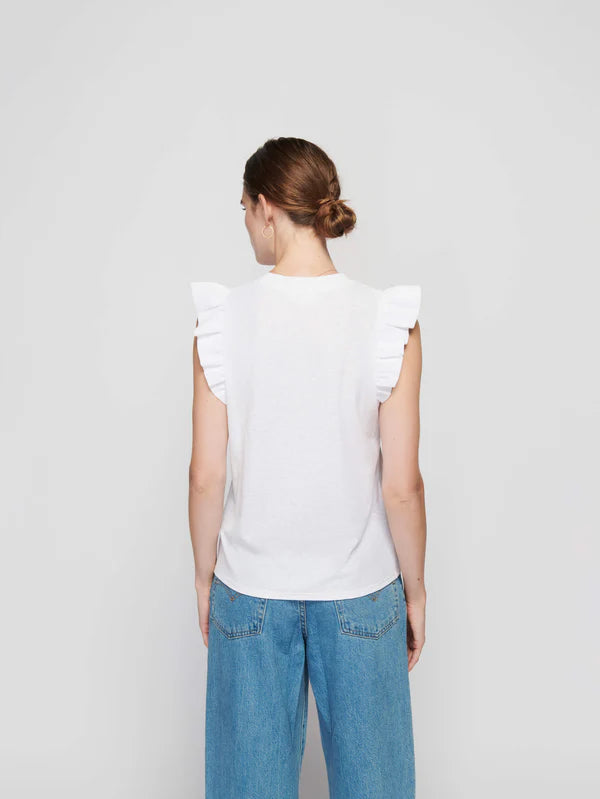 White Paulette Tank