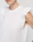 White Paulette Tank