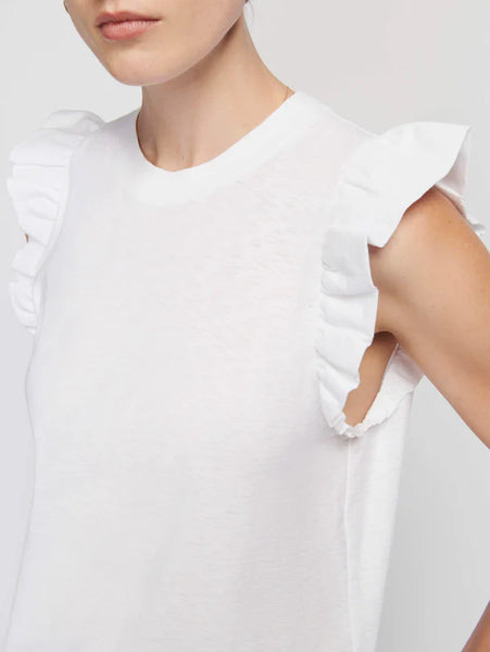 White Paulette Tank