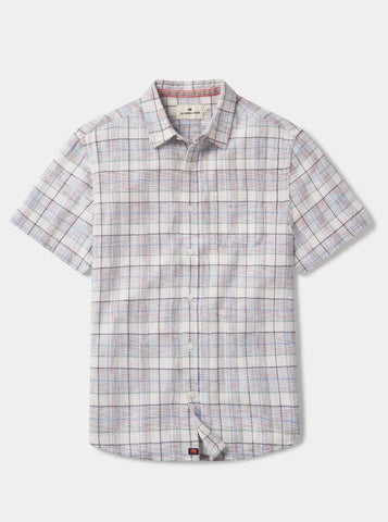 Freshwater Clear Sky Plaid Button Up Shirt