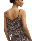 Chocolate Cherry Casey Zinn Floral Tank