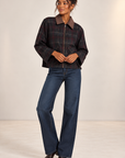 Espresso Calla Zip Front Jacket