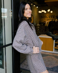 Brown/Black Checker Jacket