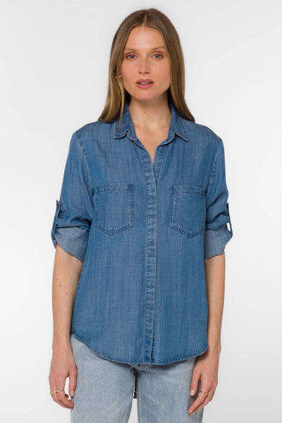 Grecian Blue Riley Shirt