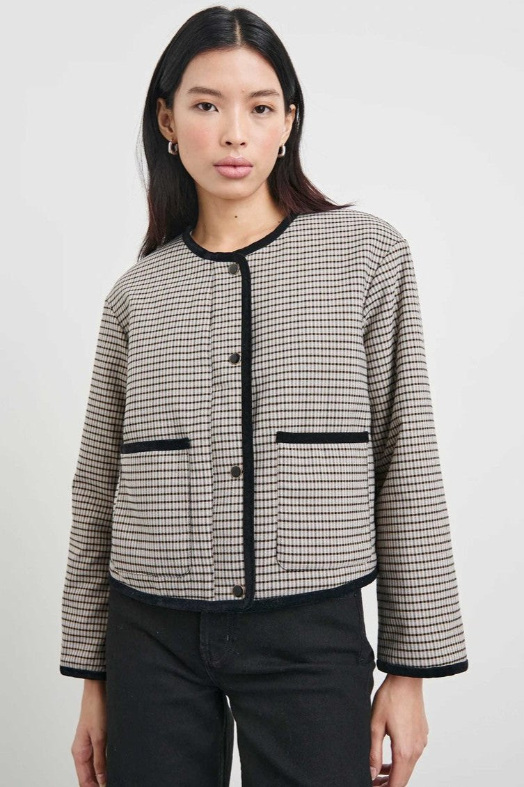 Ice Taupe Mini Nota Jacket