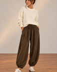 Chocolate Lulu Balloon Pant